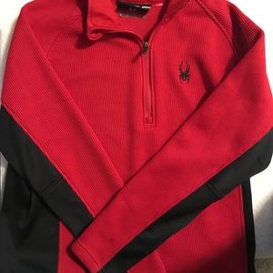 Spyder quarter zip pull over